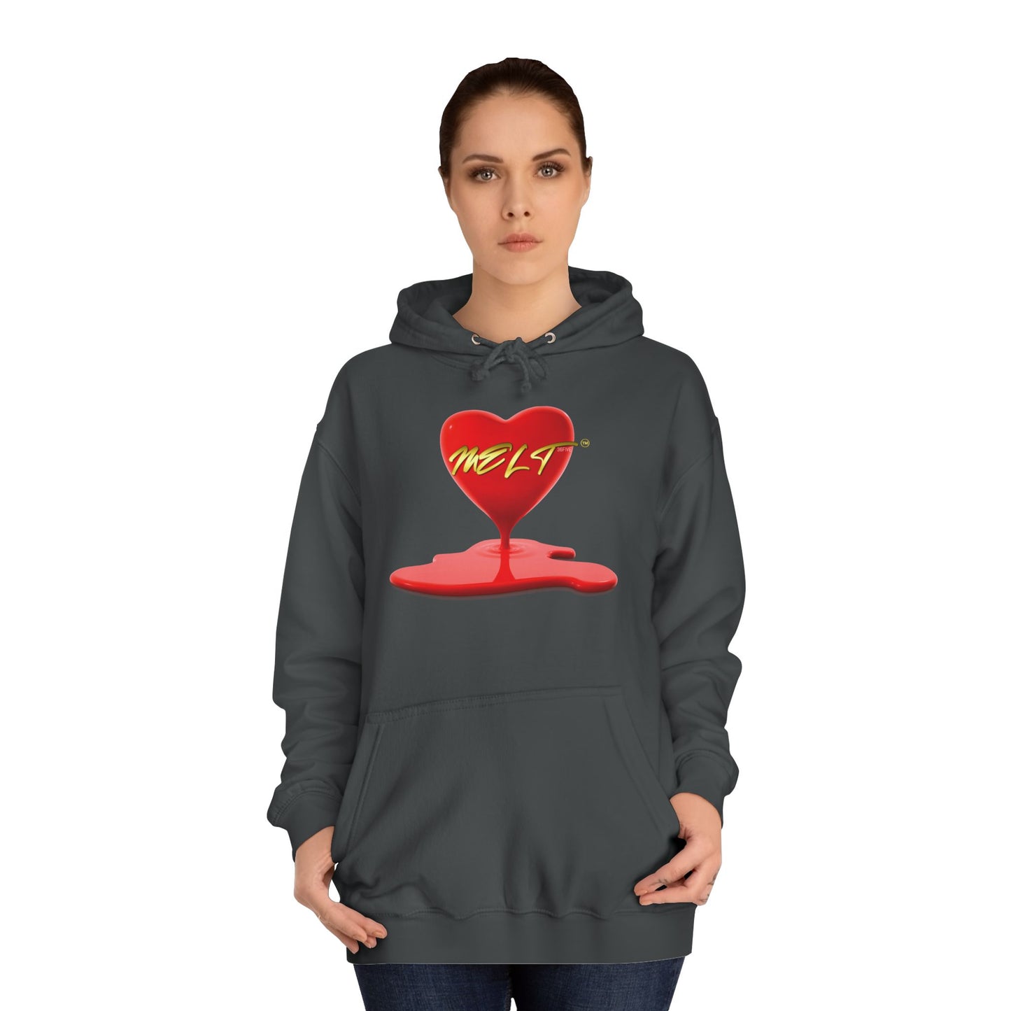 Heart MELT™ Unisex College Style Hoodie