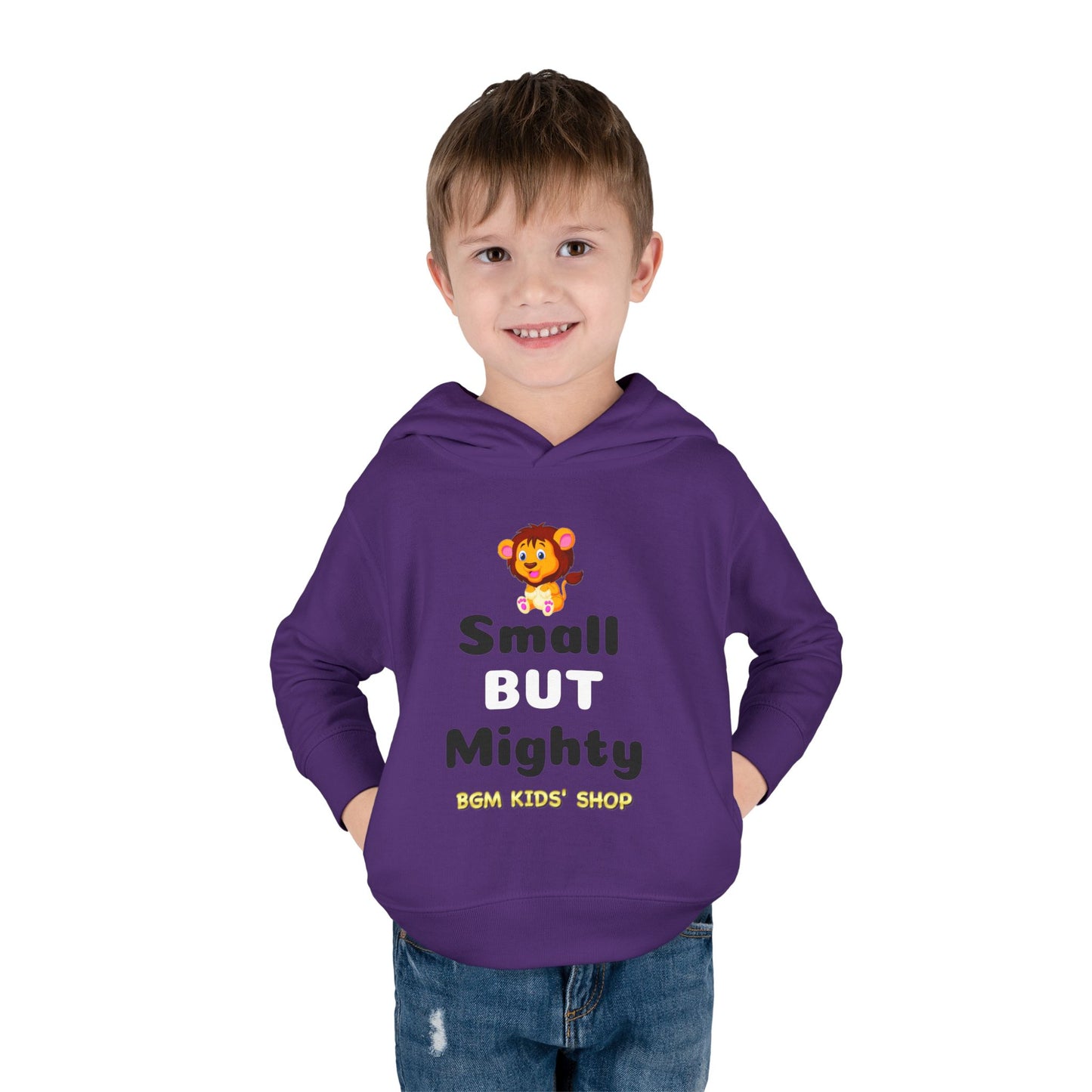 Small BUT Mighty Toddler Pullover Fleece Hoodie