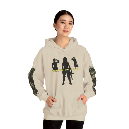 Veteran Girls Rock - Unisex Hooded Sweatshirt