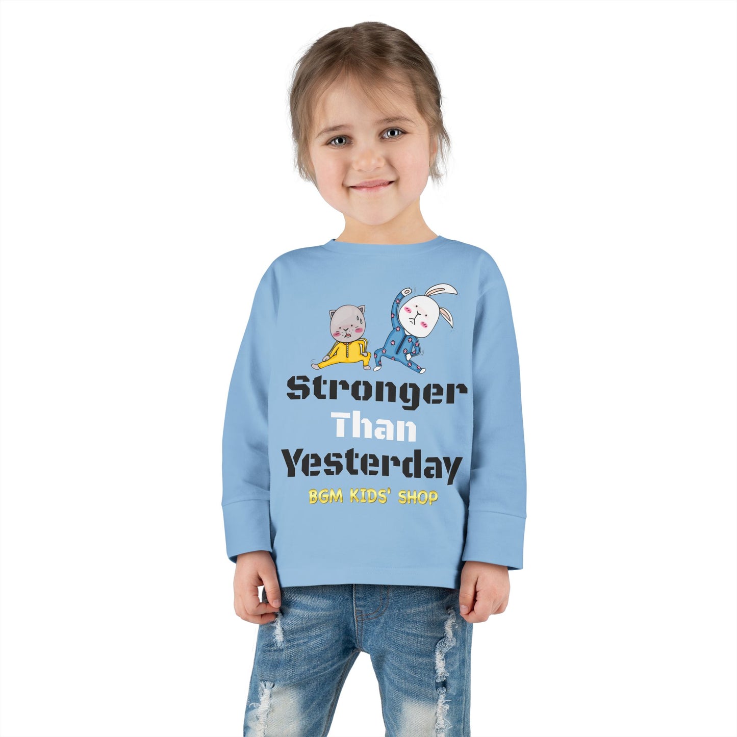 Stronger - Unisex Toddler Long Sleeve Tee