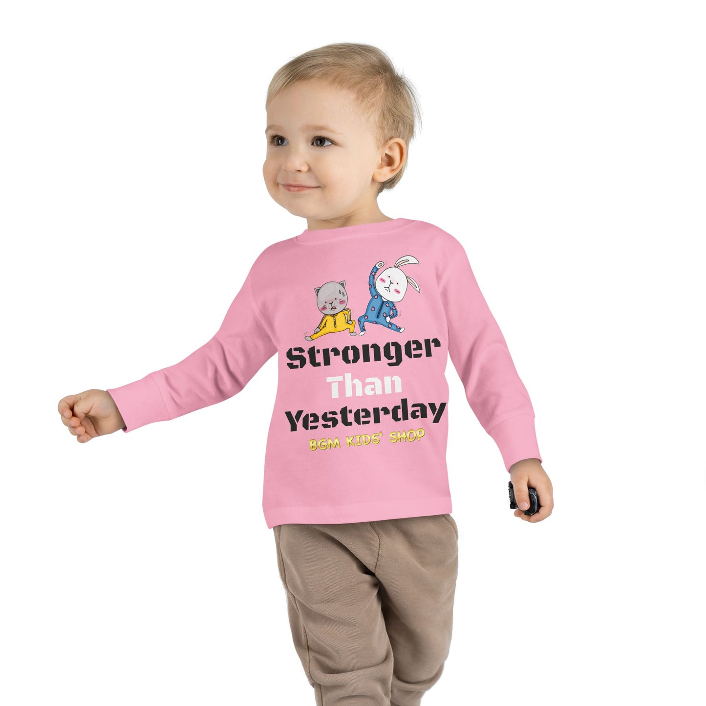 Stronger - Unisex Toddler Long Sleeve Tee
