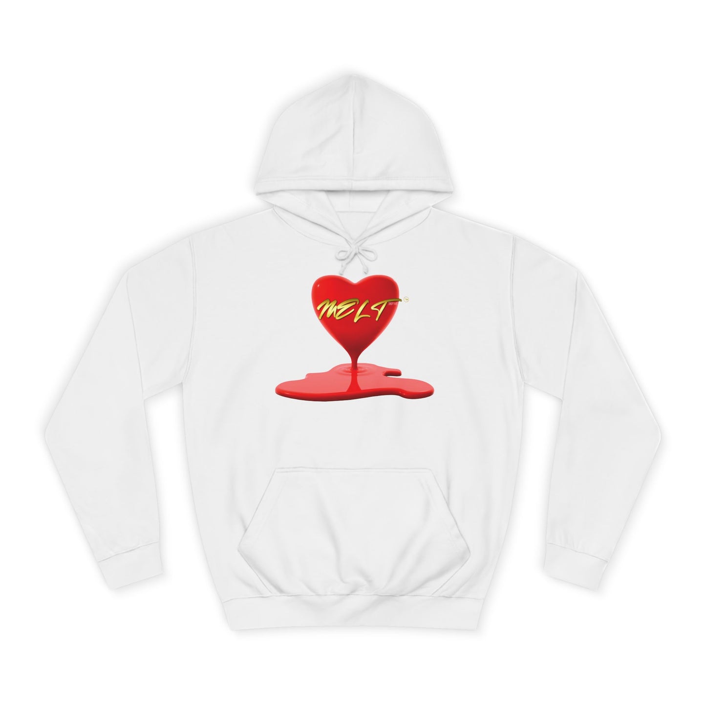 Heart MELT™ Unisex College Style Hoodie