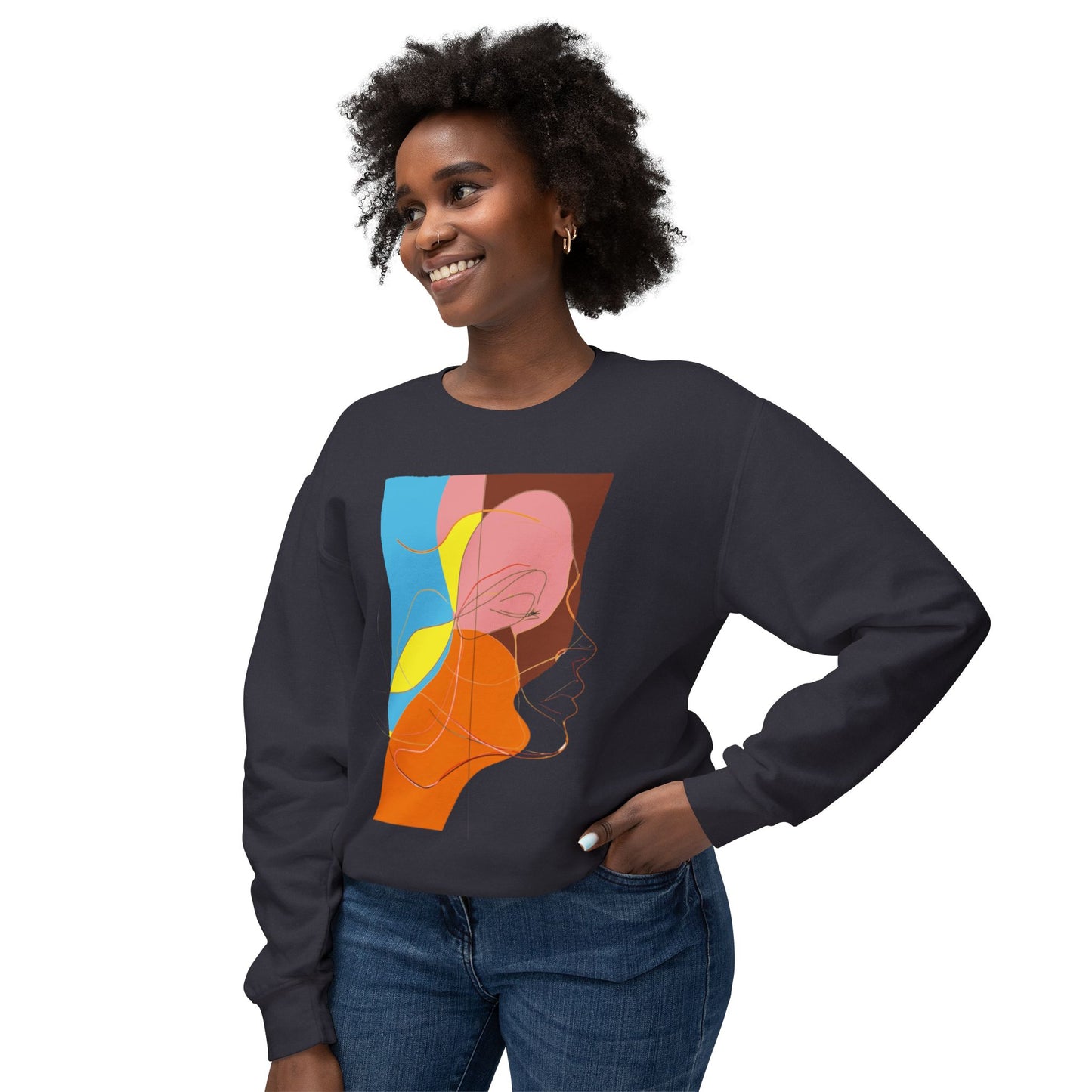 BADDIE Lightweight Crewneck Sweatshirt