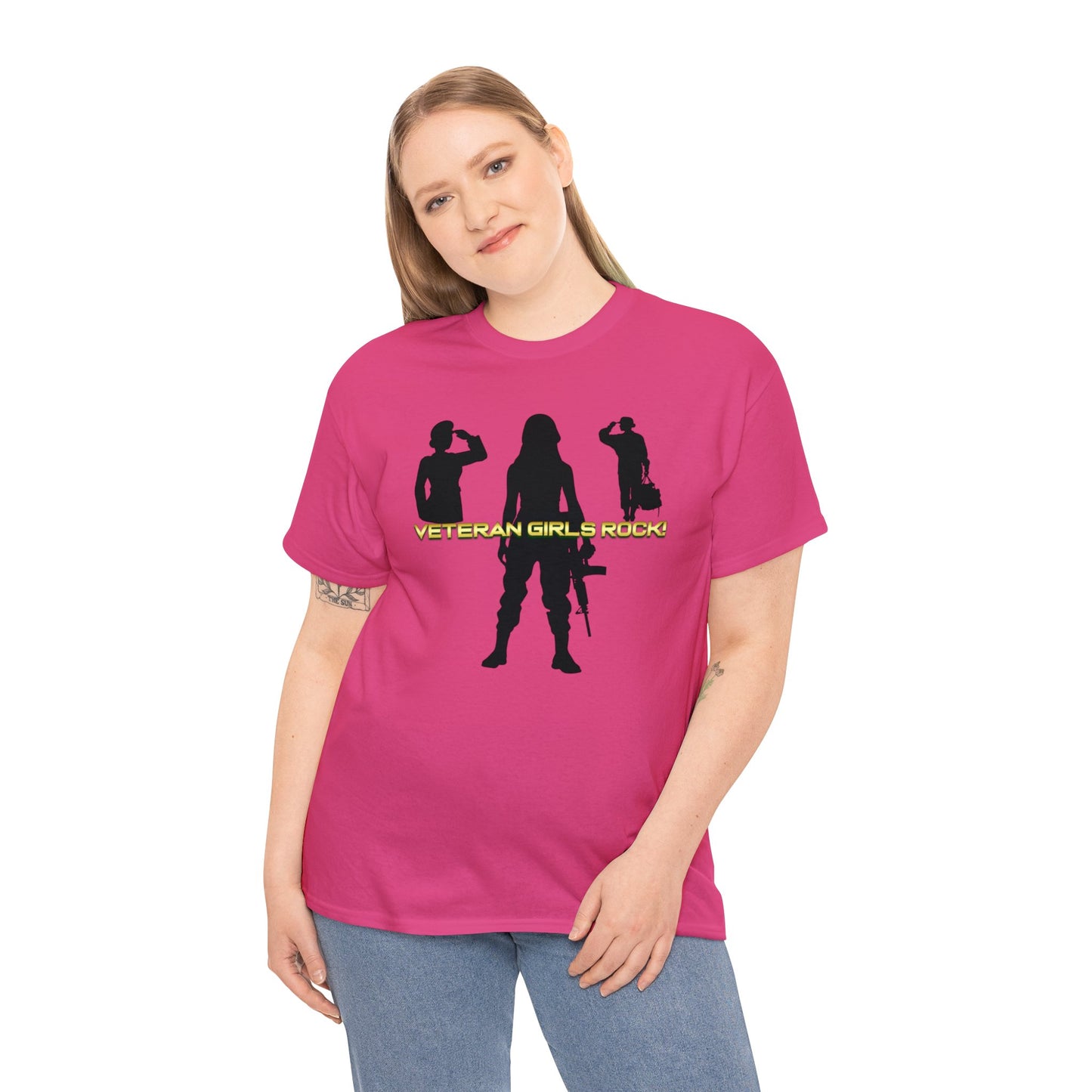 Veteran Girls T-Shirt - Heavy Cotton Tee