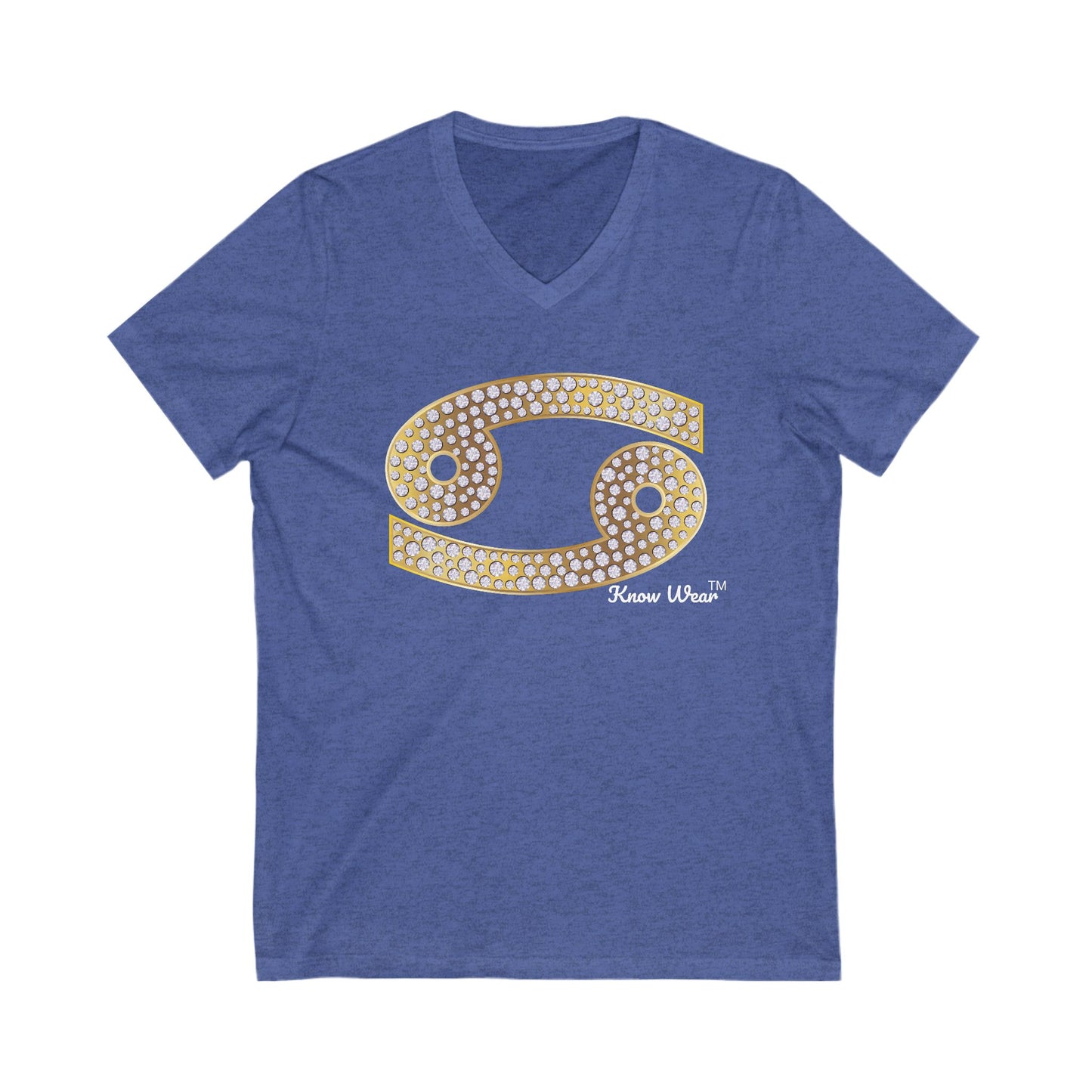 CANCER Unisex V-Neck Tee - KNOW WEAR™ Collection