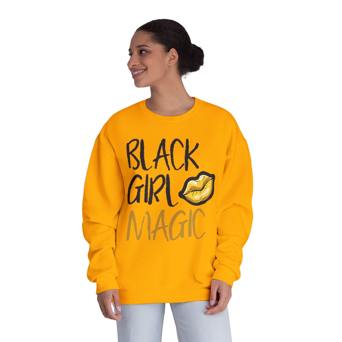 Black Girl Magic Kiss - Crewneck Sweatshirt