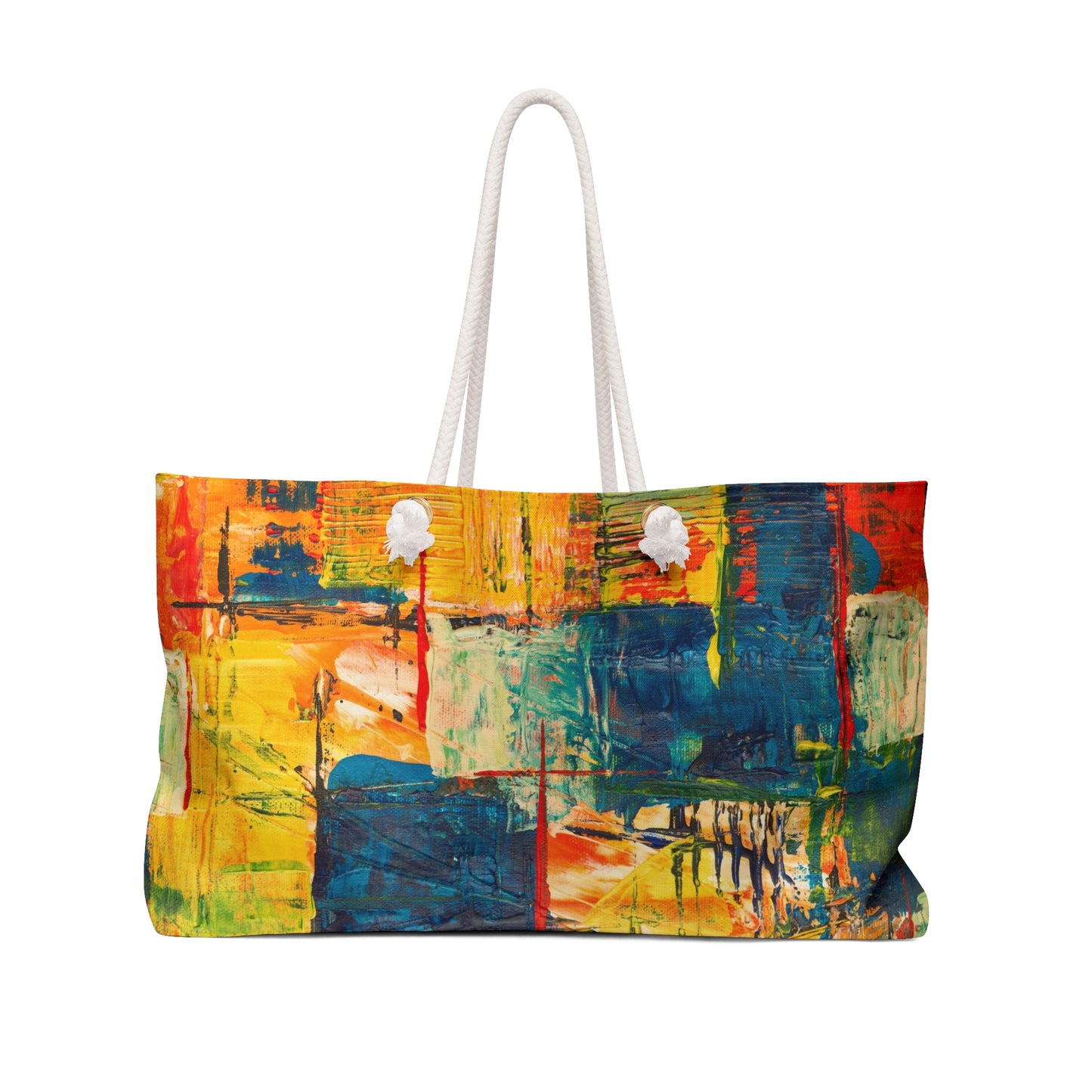 Patchwork Weekender Tote Bag