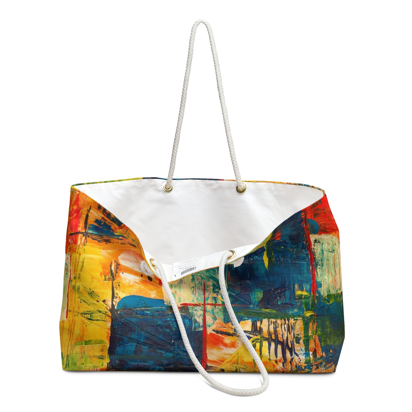 Patchwork Weekender Tote Bag