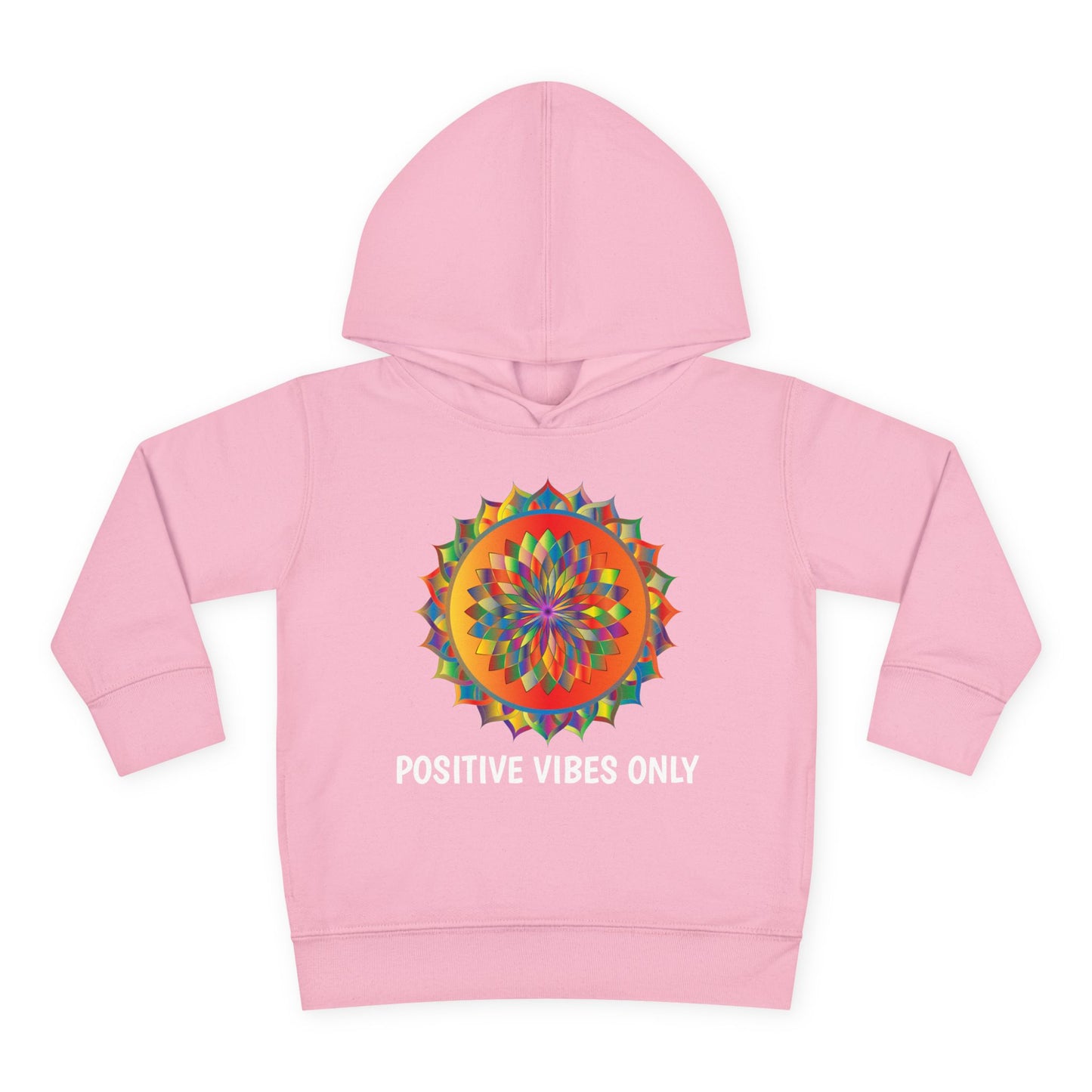 Positive Vibes - Toddler Pullover Fleece Hoodie