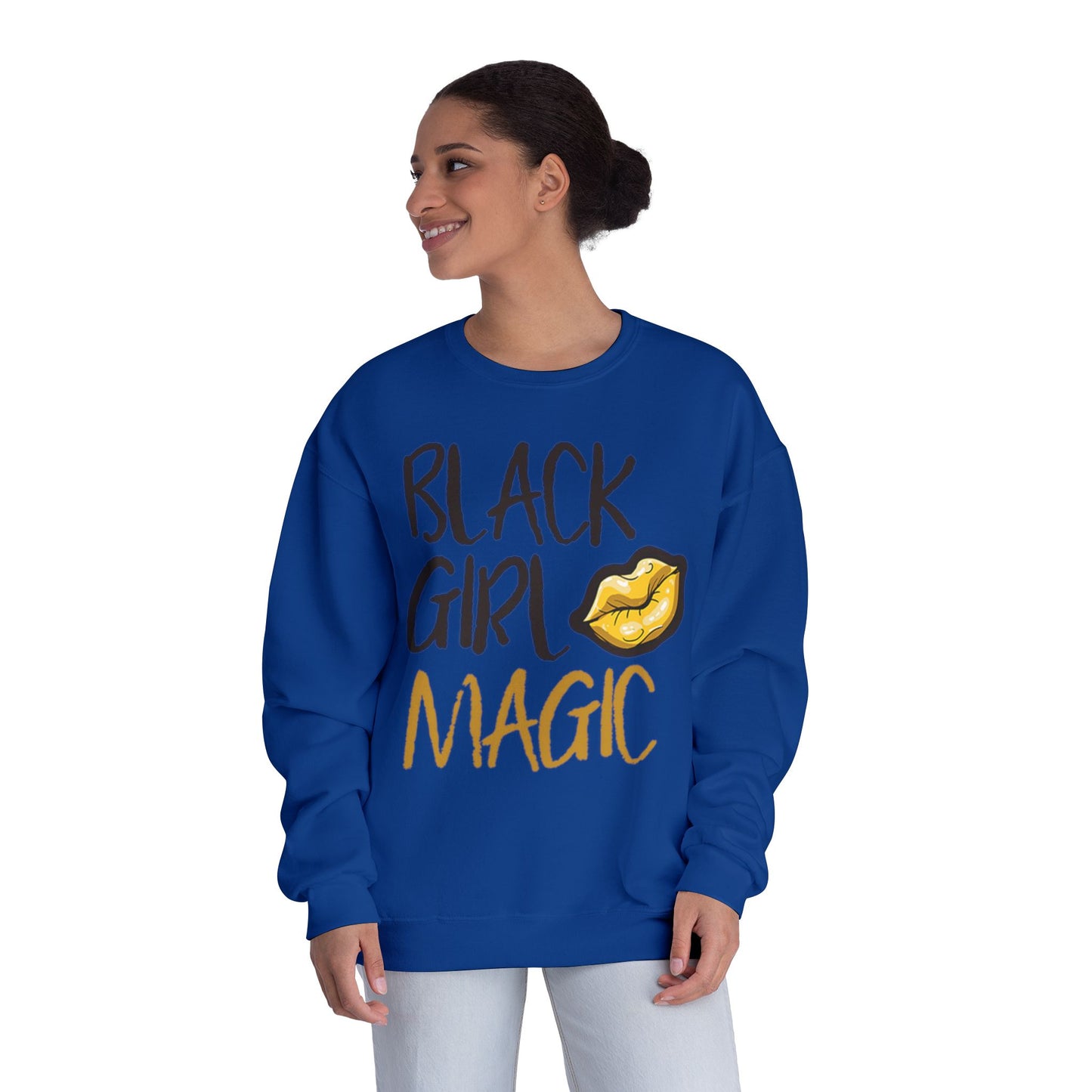 Black Girl Magic Kiss - Crewneck Sweatshirt