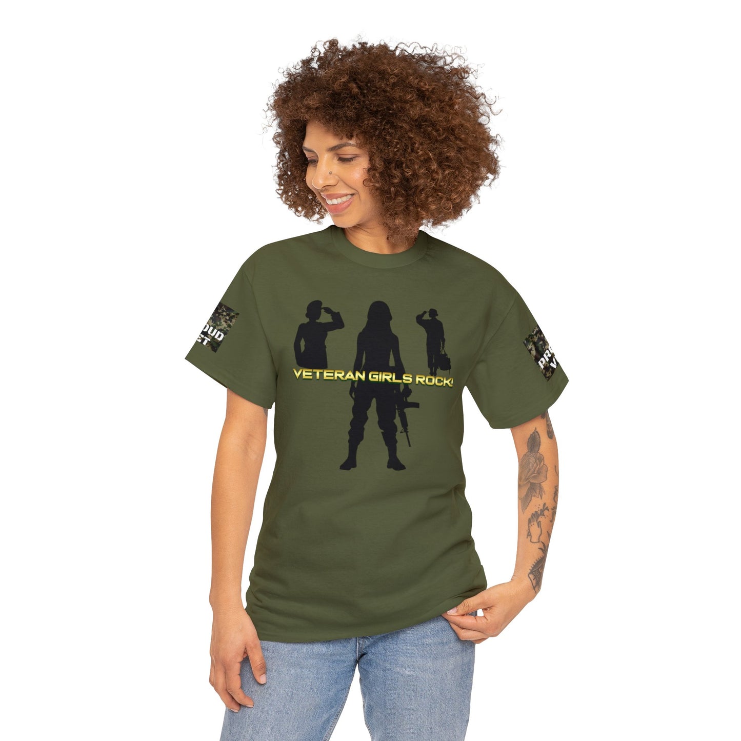 Veteran Girls T-Shirt - Heavy Cotton Tee