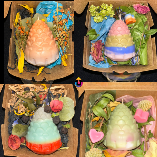 Pine Cone Candle | Custom Color & Scent