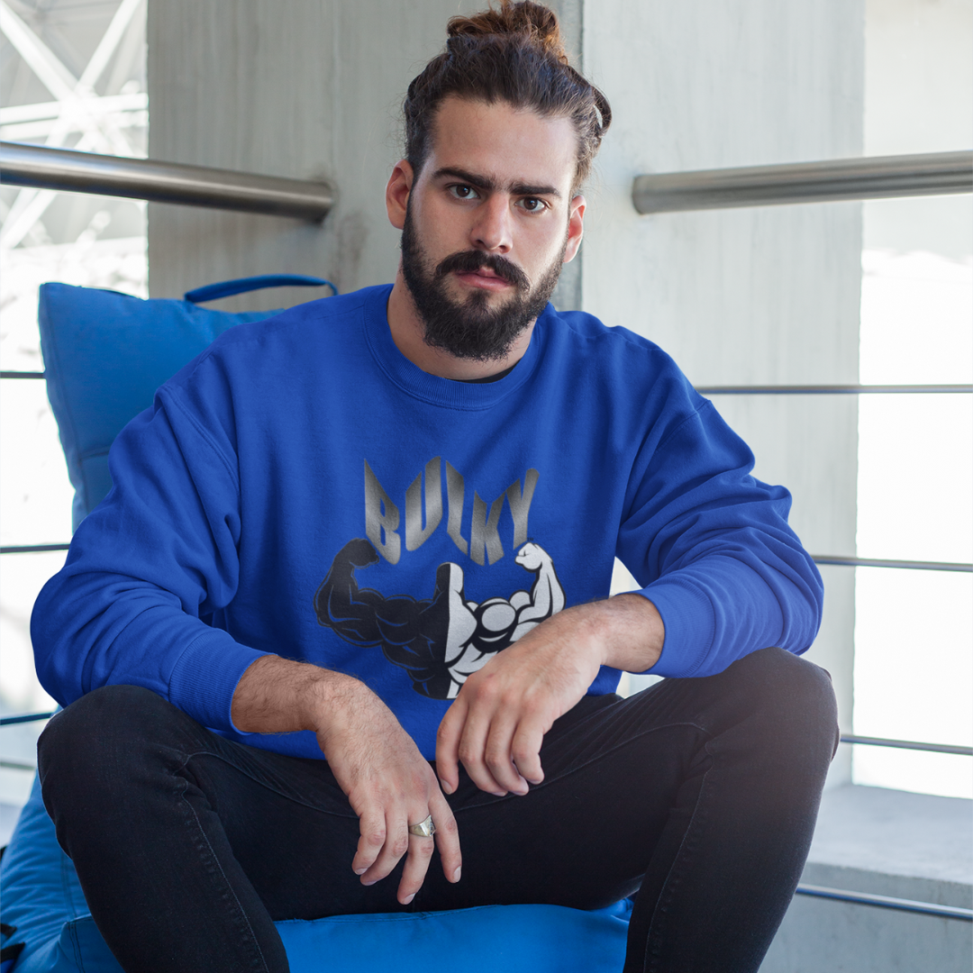 BULKY™ Men's Soft Cotton Sweatshirt