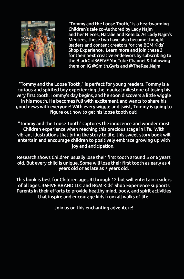 TOMMY AND THE LOOSE TOOTH