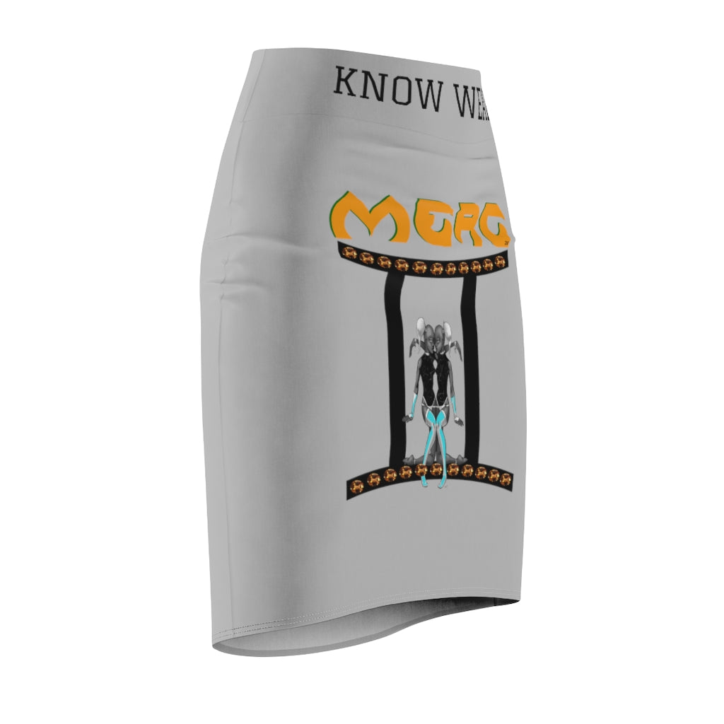 MERC™ / GEMINI Women's Pencil Skirt - Know Wear™ Collection