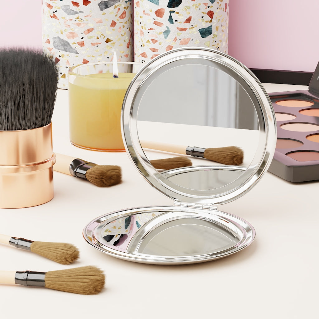 Black Girl Magic 36FIVE Compact Travel Mirror (Silver)