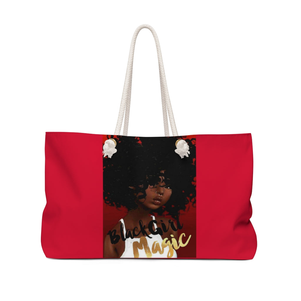 Black Girl Magic oversized Weekend Tote Bag