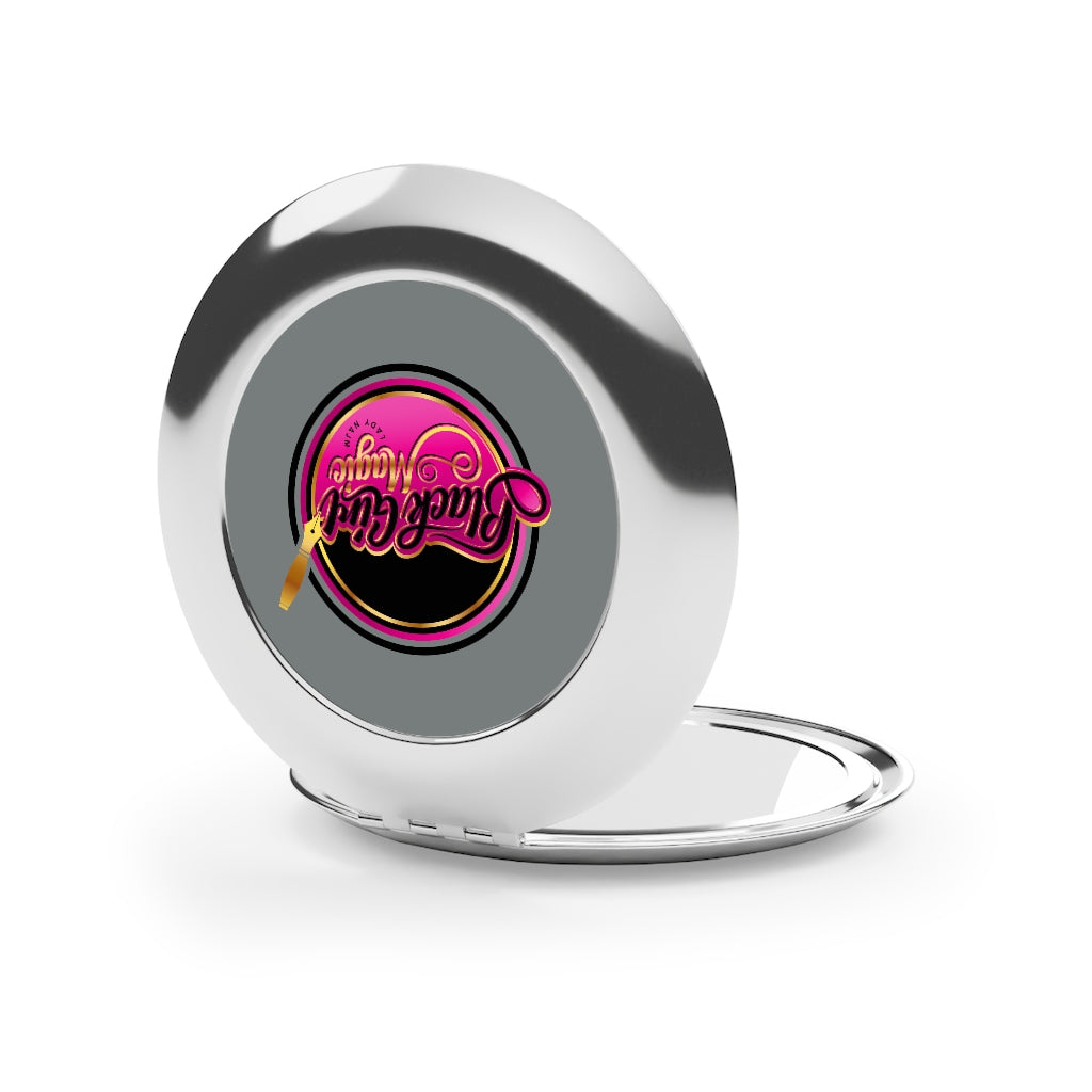 Black Girl Magic 36FIVE Compact Travel Mirror (Silver)