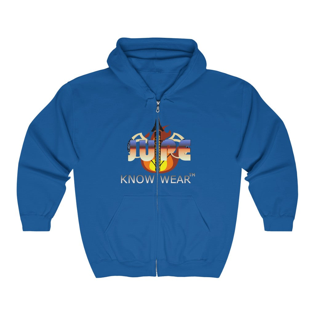JUPE™ Unisex Heavy Blend™ Full Zip Hooded Sweatshirt - Know Wear™ Collection