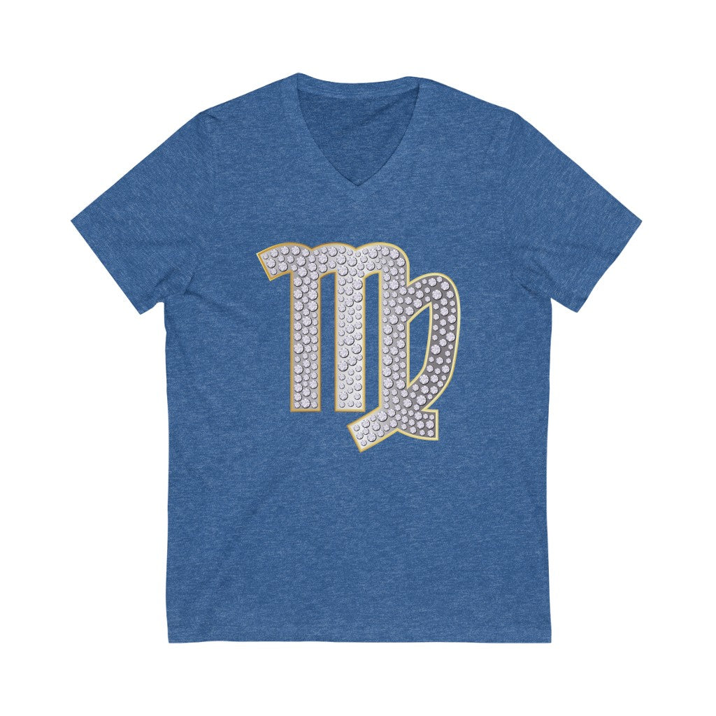 VIRGO Unisex V-Neck Tee.