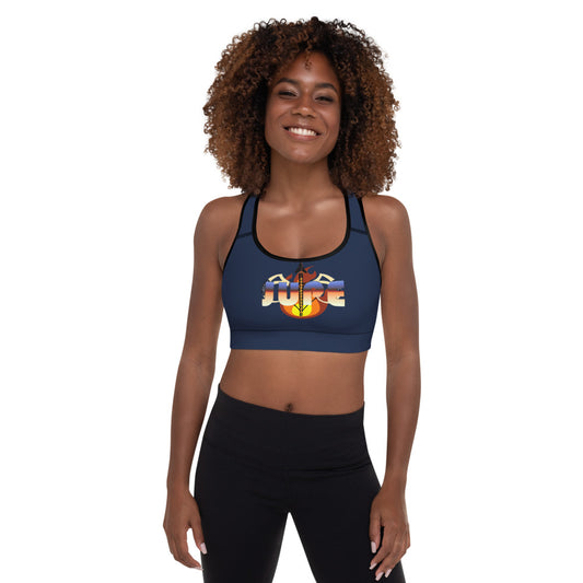 KNOW WEAR™ JUPE™ Padded Sports Bra.
