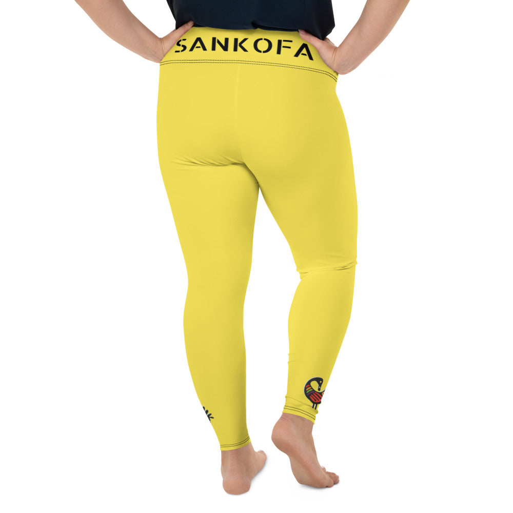 KNOW WEAR™ ADINKRA Plus Size Leggings
