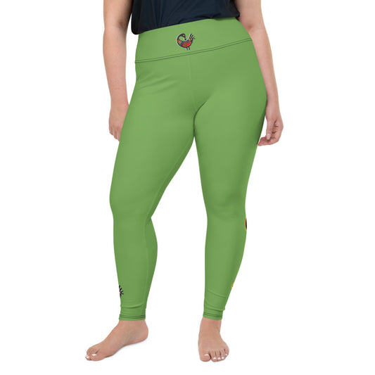 KNOW WEAR™ ADINKRA Plus Size Leggings