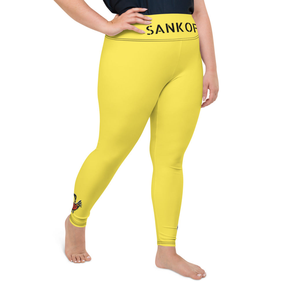 KNOW WEAR™ ADINKRA Plus Size Leggings