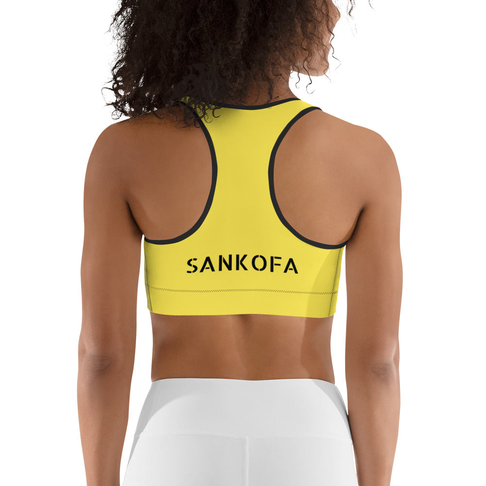 KNOW WEAR™ ADINKRA Sports Bra.