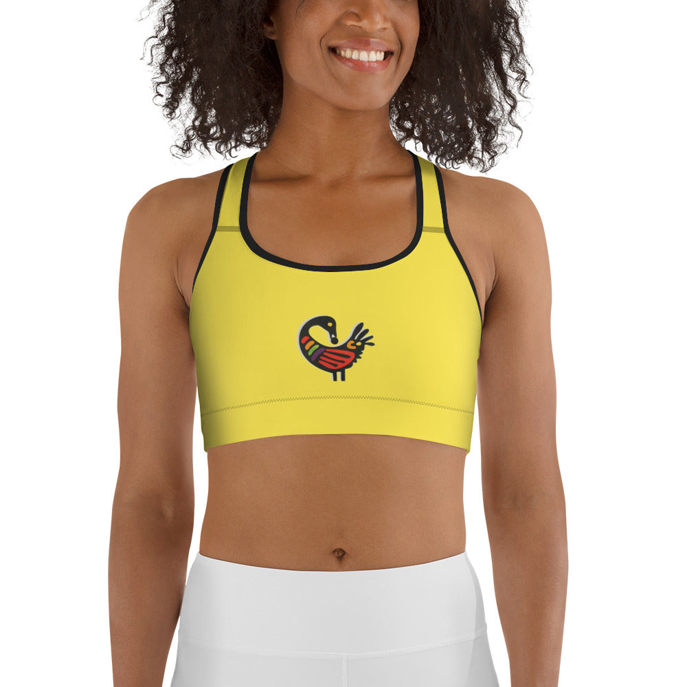 KNOW WEAR™ ADINKRA Sports Bra.
