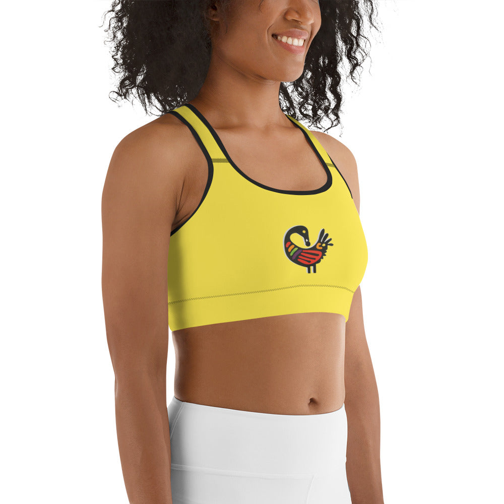 KNOW WEAR™ ADINKRA Sports Bra.