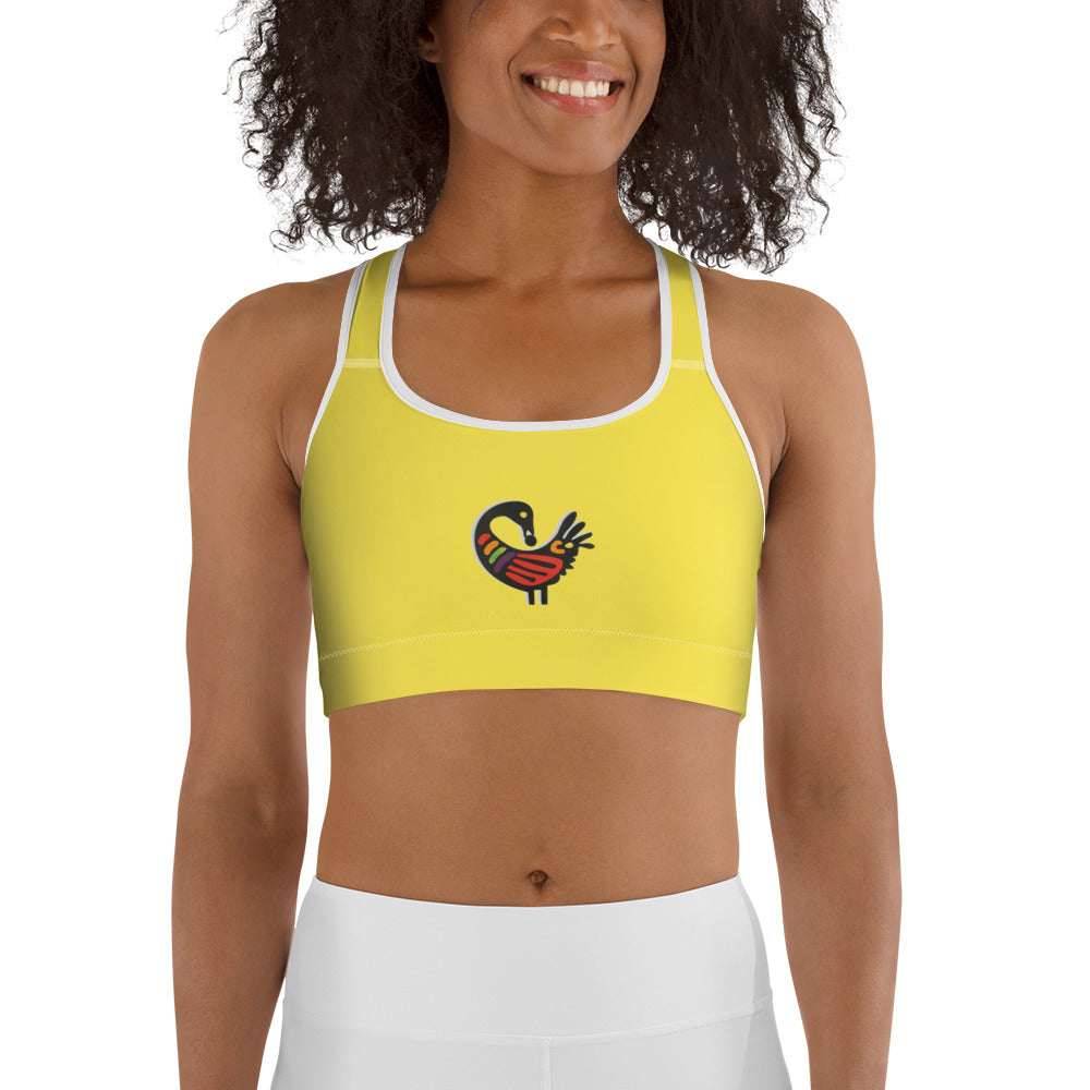 KNOW WEAR™ ADINKRA Sports Bra.