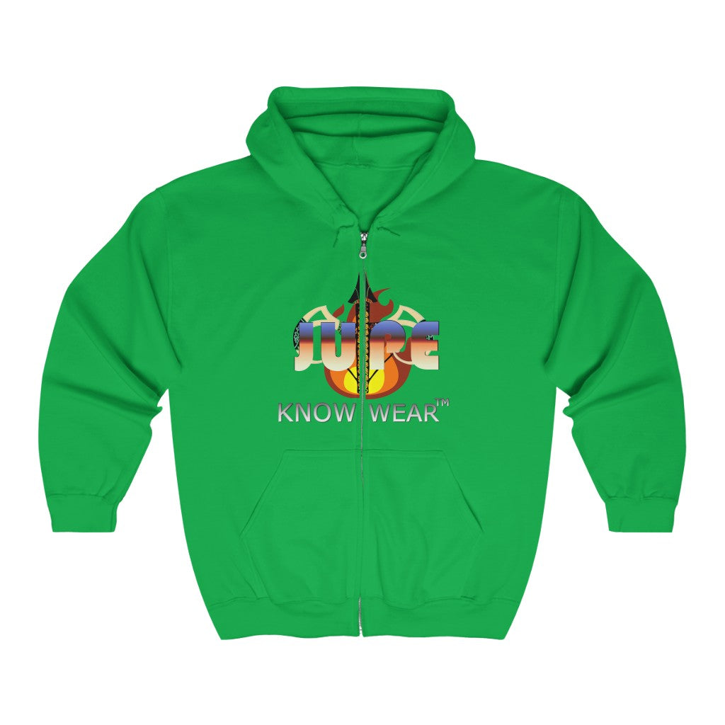 JUPE™ Unisex Heavy Blend™ Full Zip Hooded Sweatshirt - Know Wear™ Collection