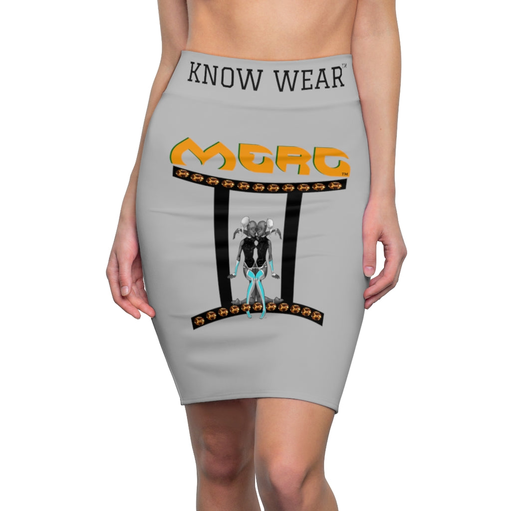 MERC™ / GEMINI Women's Pencil Skirt - Know Wear™ Collection