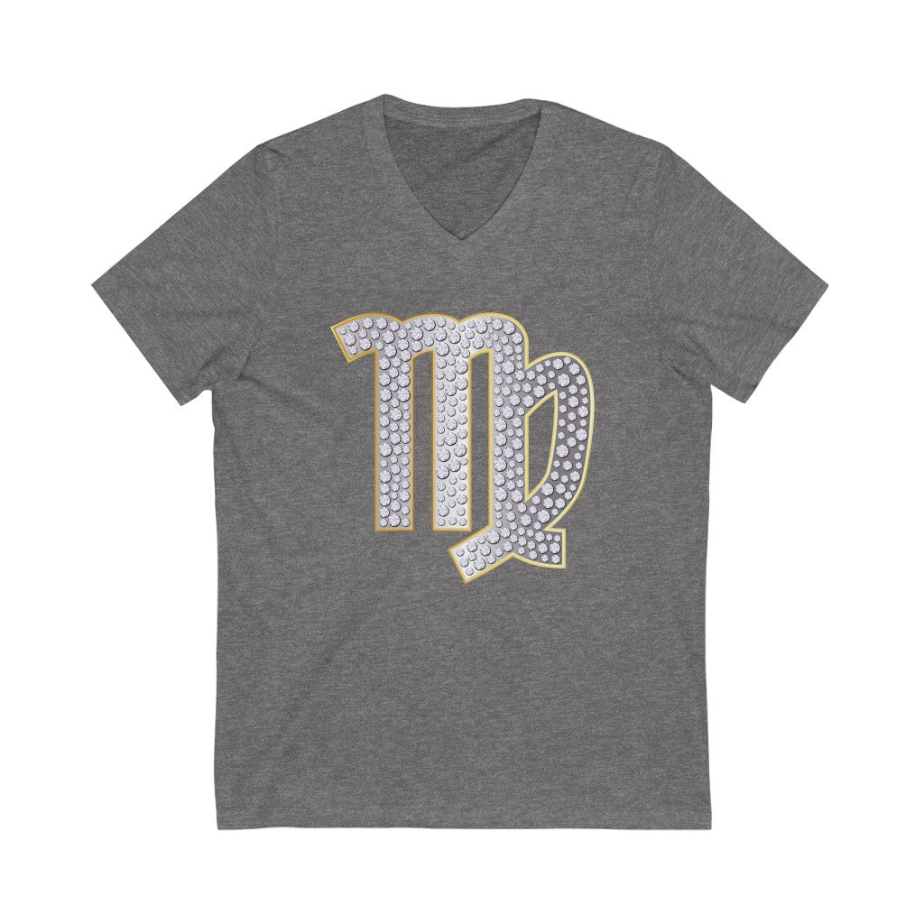 VIRGO Unisex V-Neck Tee.
