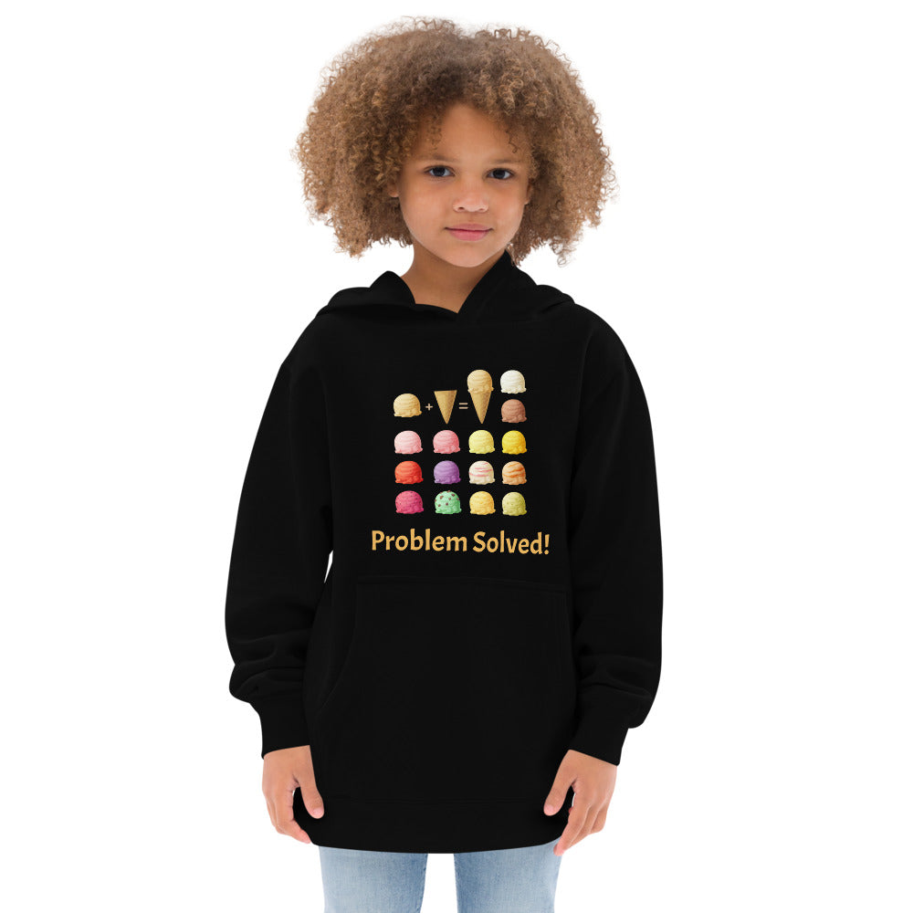 Problem Solved Kids Fleece Hoodie