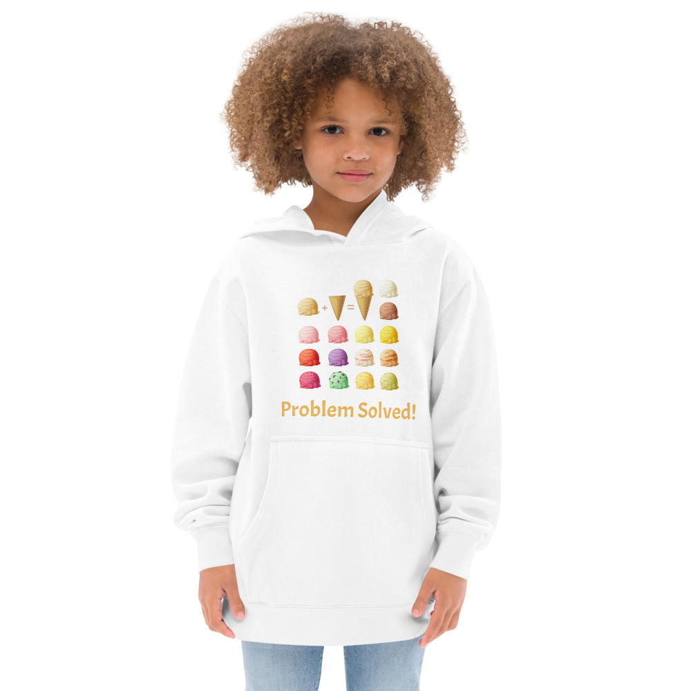 Problem Solved Kids Fleece Hoodie