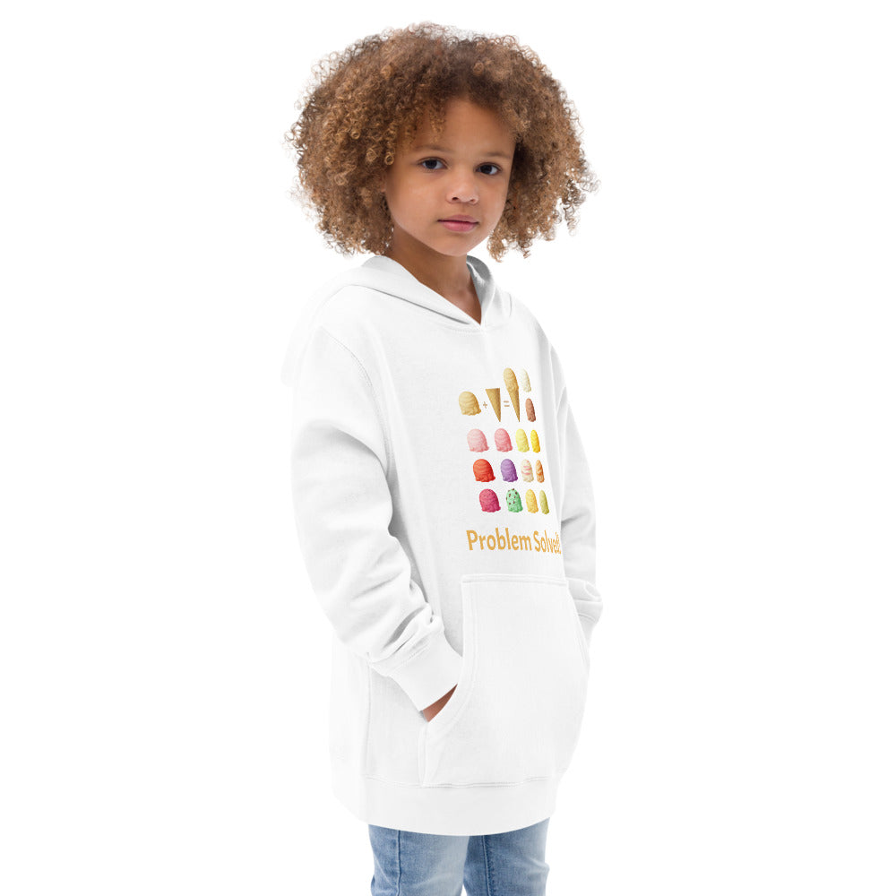Problem Solved Kids Fleece Hoodie