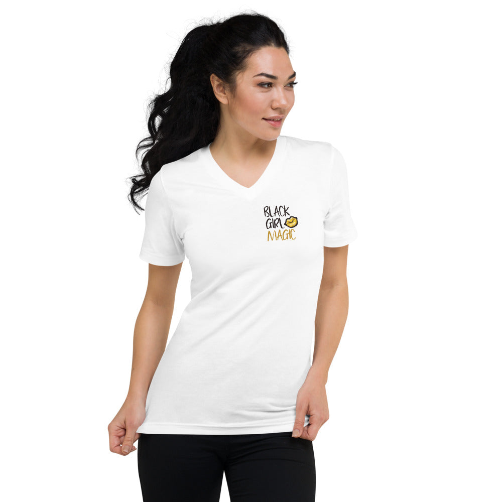 Black Girl Magic V-Neck T-Shirt.