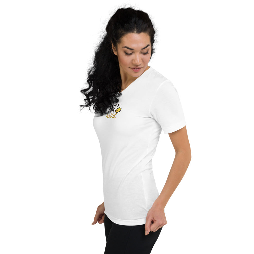 Black Girl Magic V-Neck T-Shirt.