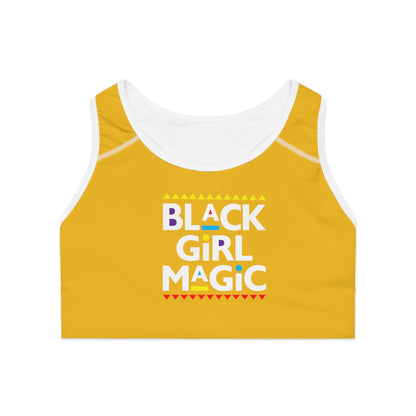 Black Girl Magic Sports Bra