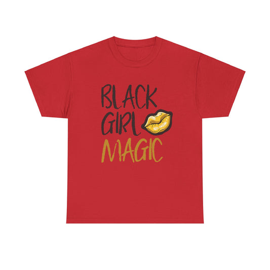 Black Girl Magic Kiss - Heavy Tee