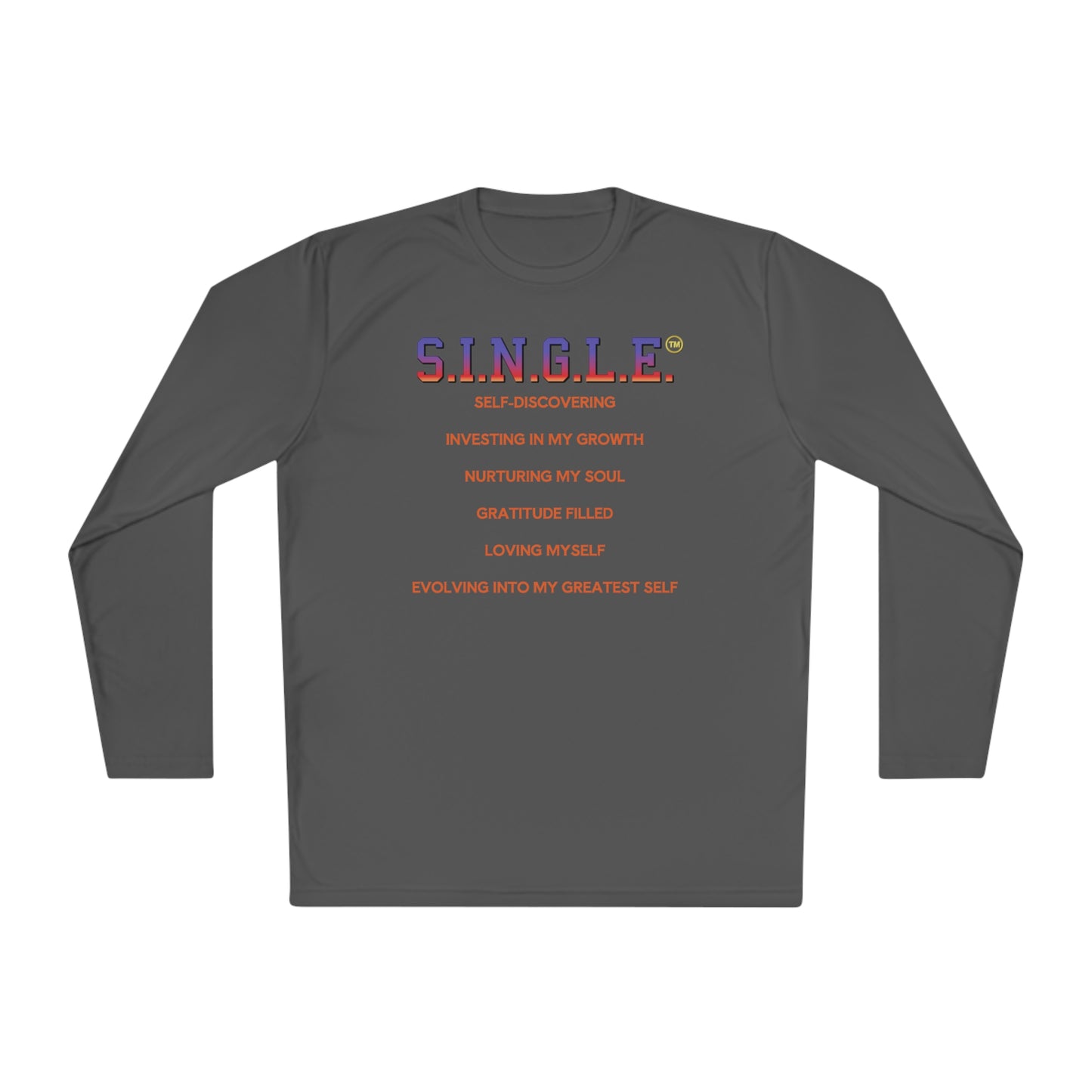 S.I.N.G.L.E. Unisex Long Sleeve Tee - Lightweight