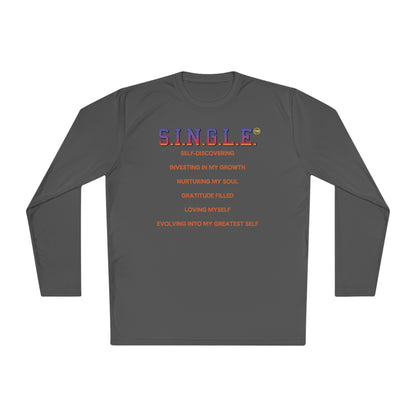 S.I.N.G.L.E. Unisex Long Sleeve Tee - Lightweight