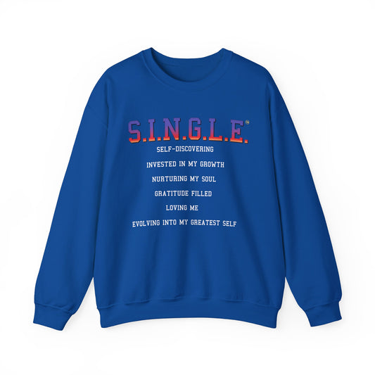 S.I.N.G.L.E. Heavy Blend™ Crewneck Sweatshirt