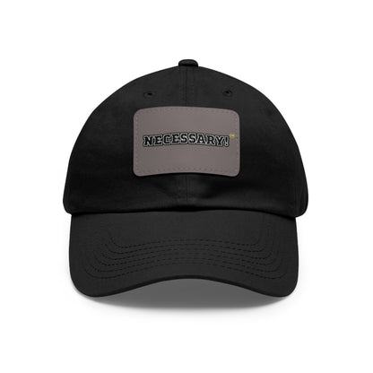 Necessary™ Premier Dad Hat with Leather Patch