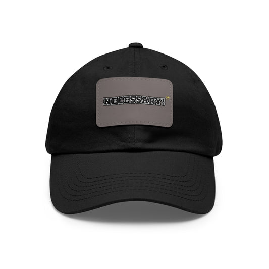 Necessary™ Premier Dad Hat with Leather Patch