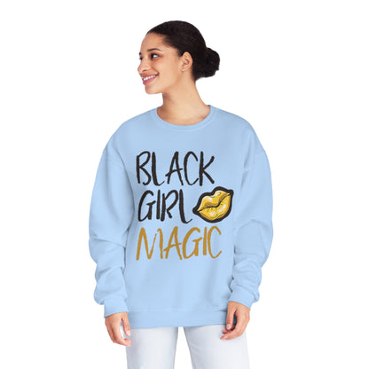 Black Girl Magic Kiss - Crewneck Sweatshirt