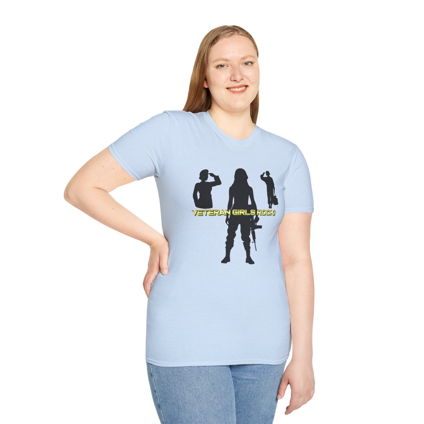 Veteran Girls Rock Softstyle T-Shirt