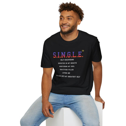 S.I.N.G.L.E.™ Soft T-Shirt - UNISEX